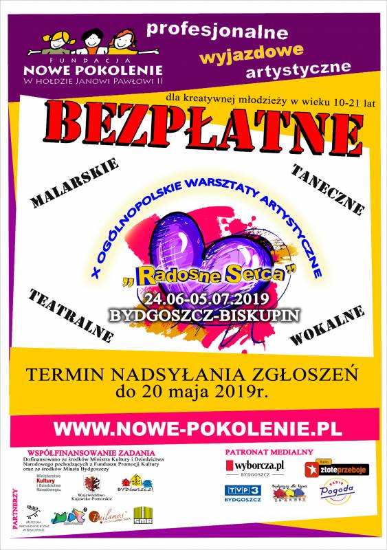 Radosne Serca - Ogólnopolskie Warsztaty Artystyczne