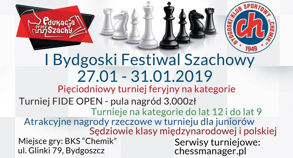 I Bydgoski Festiwal Szachowy "Edukacja przez szachy"