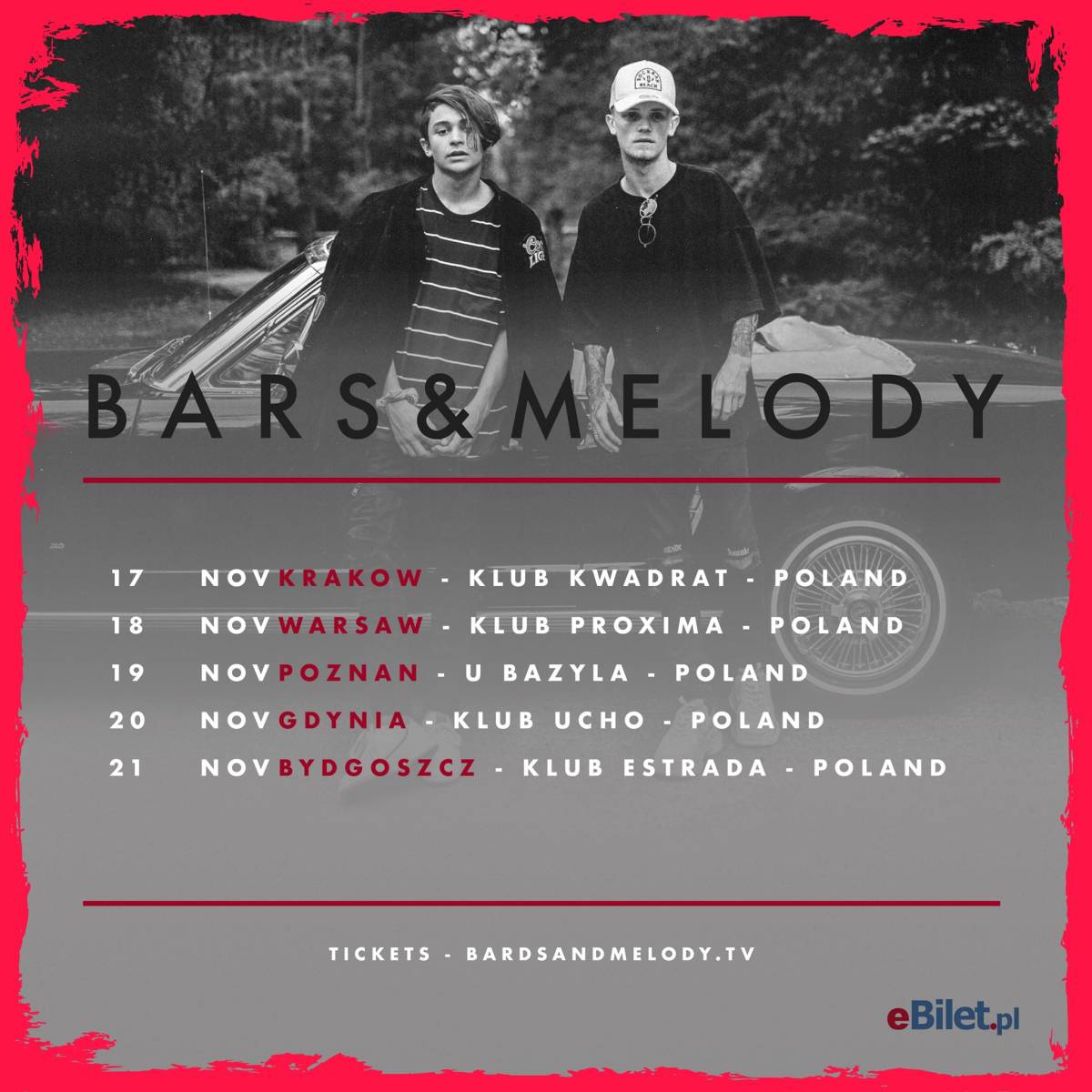 Bars & Melody - Sadboi Tour