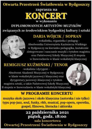 Koncert Darii Wójcik i Remigiusza Kuźmińskiego