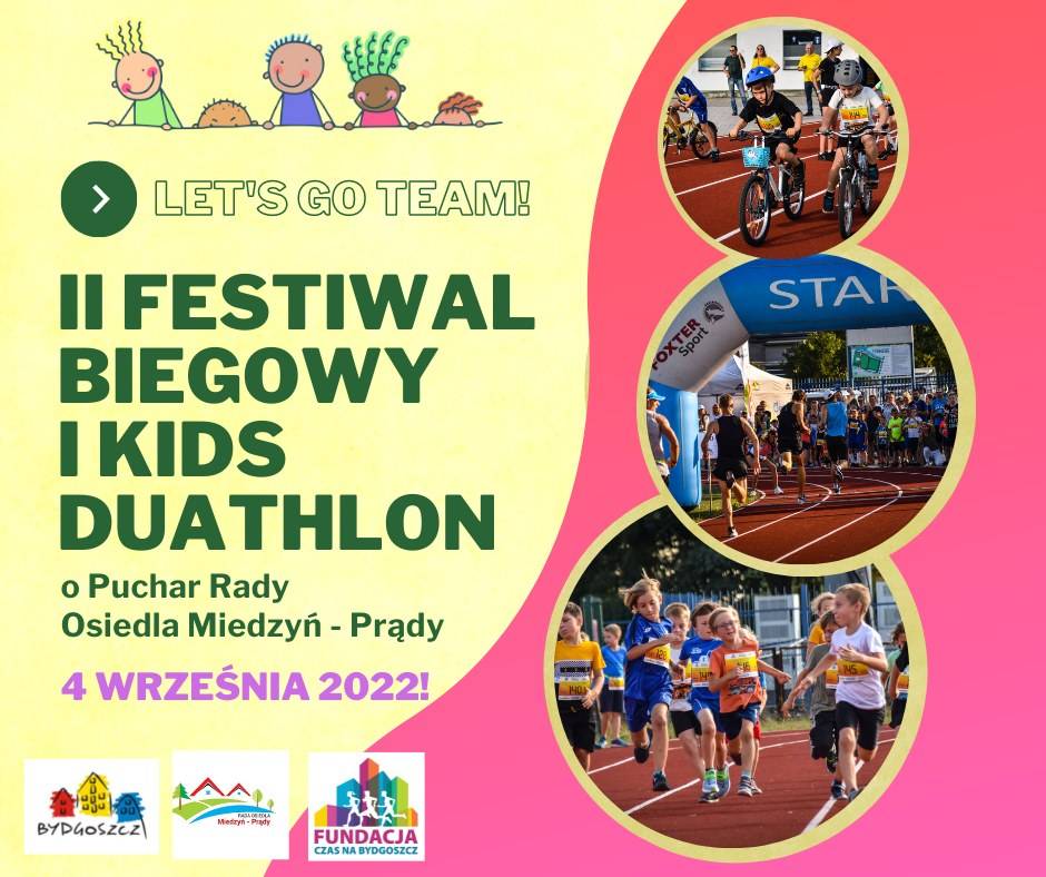 2 Letni Festiwal Biegowy i Kids Duathlon o Puchar Rady Osiedla Miedzyń-Prądy