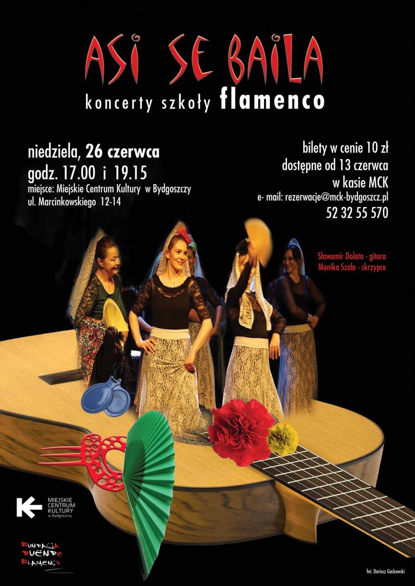 Asi se baila - koncerty szkoły flamenco