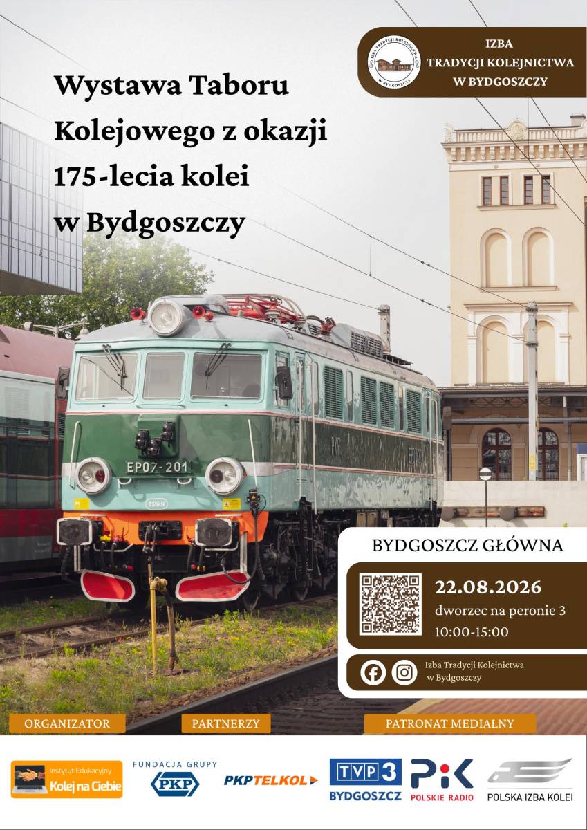Wystawa Taboru Kolejowego z okazji 175 lat kolei w Bydgoszczy