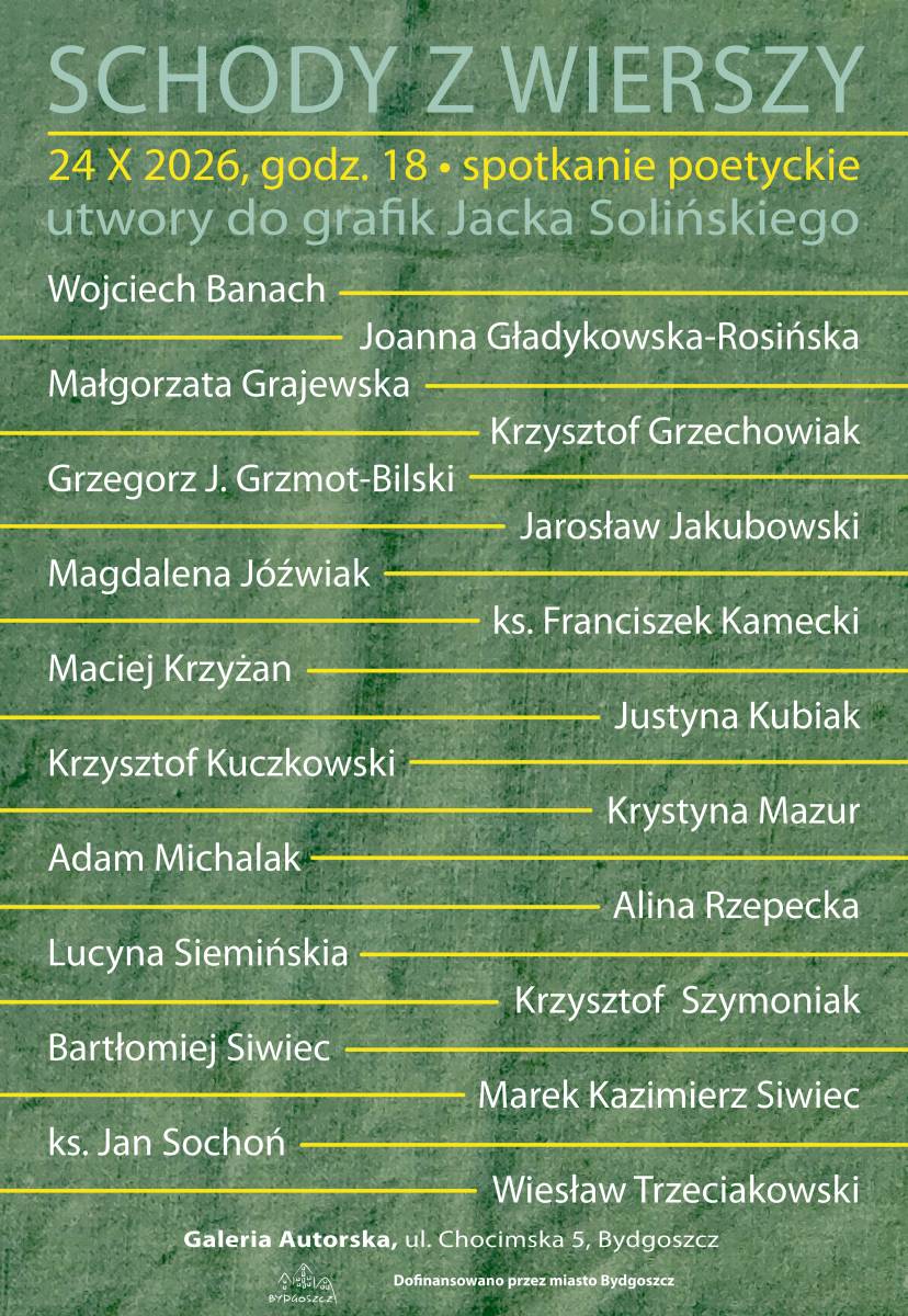 Spotkanie poetyckie pt. „Schody z wierszy”